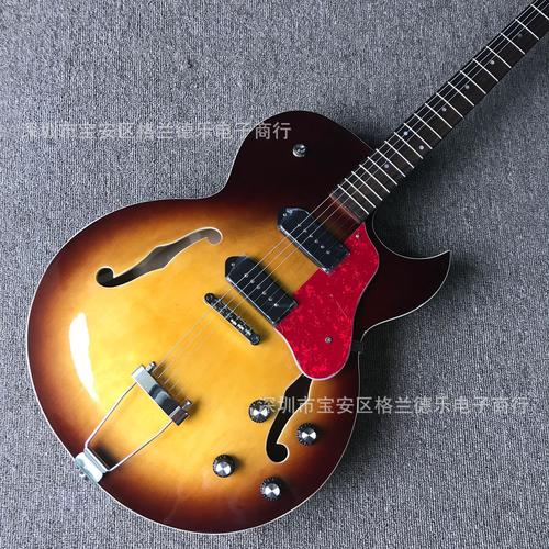 gb吉他es-339空心f孔爵士电吉他 可改logo和代发货 厂家直批